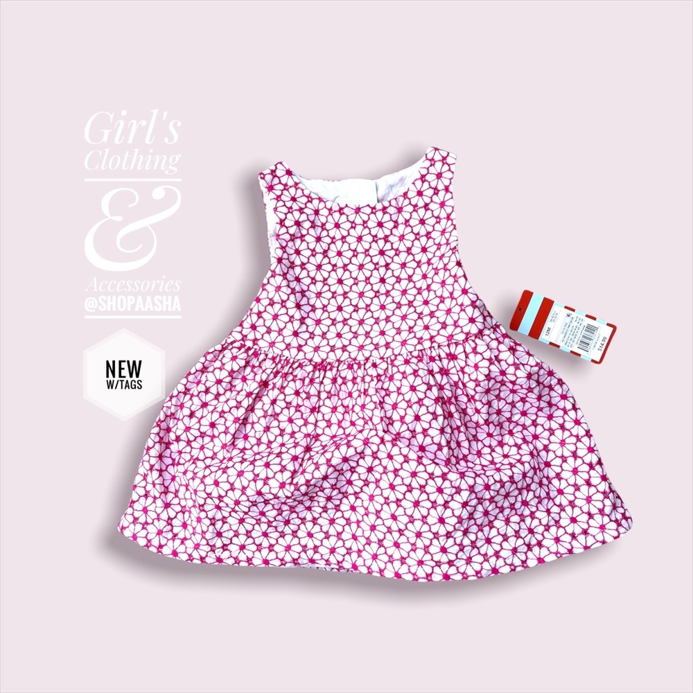 Eyelet Dress Red Floral